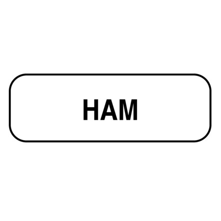 Ham Label 1/2 X 1-1/2